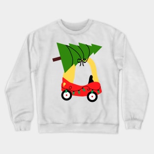 Little Tikes Christmas Mini Coop - Happy Holidays with Tree and lights Crewneck Sweatshirt